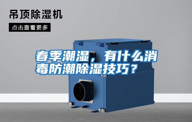 春季潮濕，有什么消毒防潮除濕技巧？