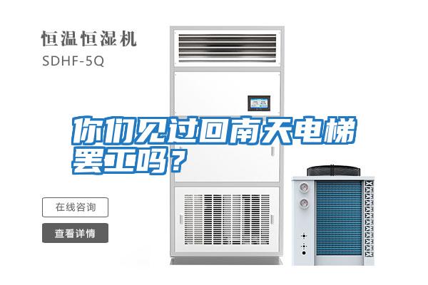 你們見(jiàn)過(guò)回南天電梯罷工嗎？