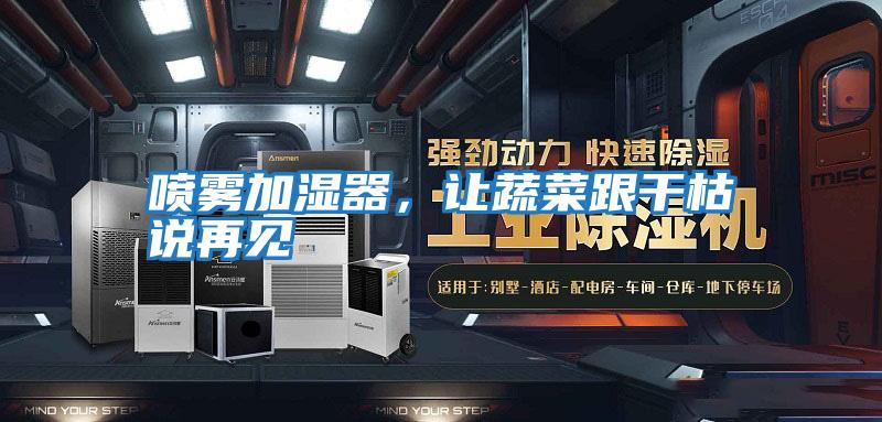 噴霧加濕器，讓蔬菜跟干枯說(shuō)再見(jiàn)