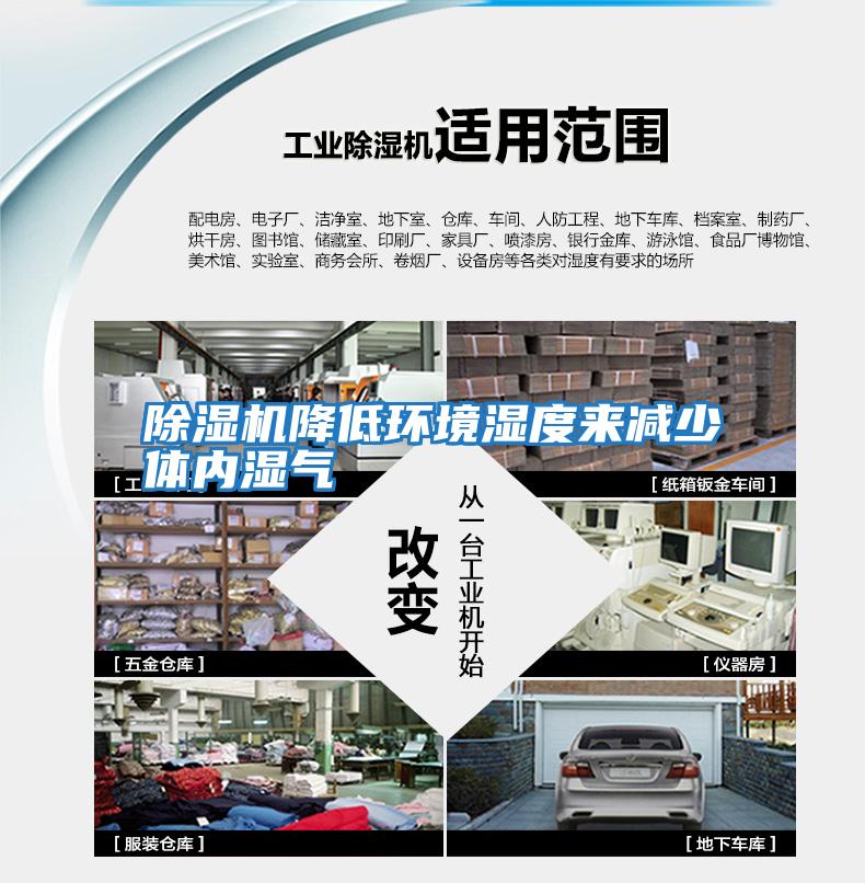 除濕機降低環(huán)境濕度來(lái)減少體內濕氣