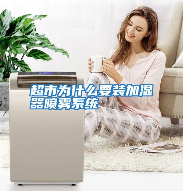 超市為什么要裝加濕器噴霧系統