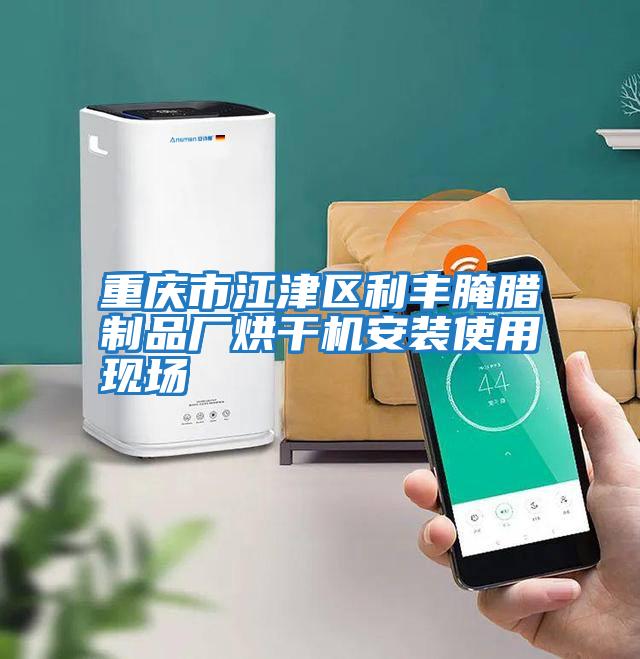 重慶市江津區利豐腌臘制品廠(chǎng)烘干機安裝使用現場(chǎng)