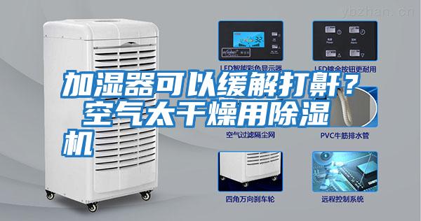 加濕器可以緩解打鼾？ 空氣太干燥用除濕機