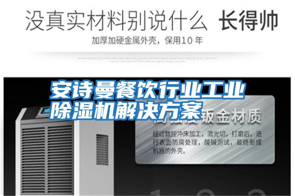 安詩(shī)曼餐飲行業(yè)工業(yè)除濕機解決方案