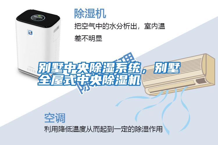 別墅中央除濕系統，別墅全屋式中央除濕機
