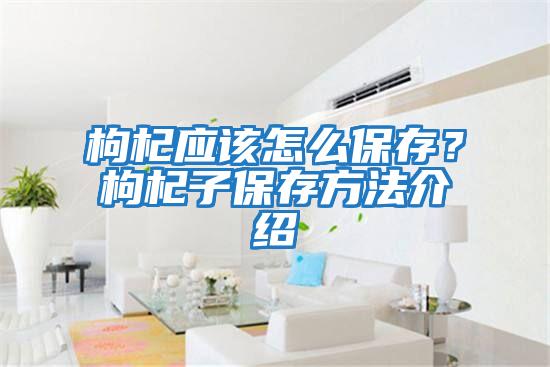 枸杞應該怎么保存？枸杞子保存方法介紹