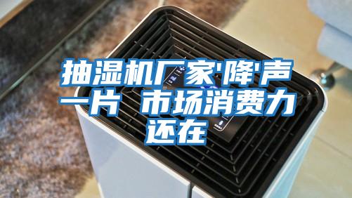 抽濕機廠(chǎng)家'降'聲一片 市場(chǎng)消費力還在
