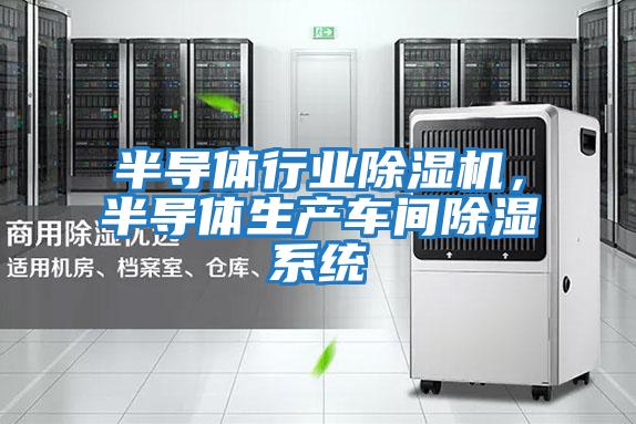 半導體行業(yè)除濕機，半導體生產(chǎn)車(chē)間除濕系統