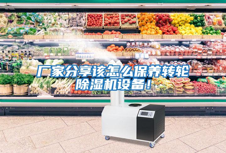 廠(chǎng)家分享該怎么保養轉輪除濕機設備！