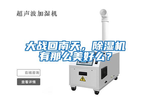 大戰回南天，除濕機有那么美好么？