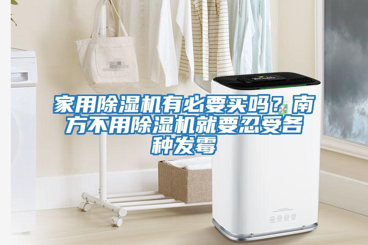 家用除濕機有必要買(mǎi)嗎？南方不用除濕機就要忍受各種發(fā)霉