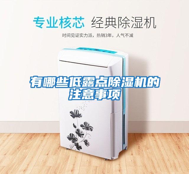 有哪些低露點(diǎn)除濕機的注意事項
