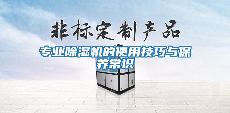 專(zhuān)業(yè)除濕機的使用技巧與保養常識