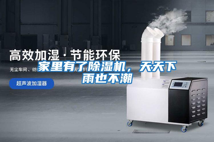 家里有了除濕機，天天下雨也不潮