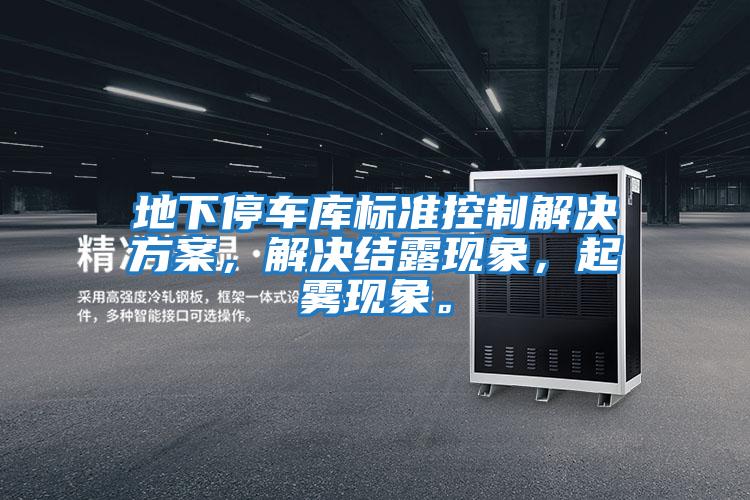 地下停車(chē)庫標準控制解決方案，解決結露現象，起霧現象。