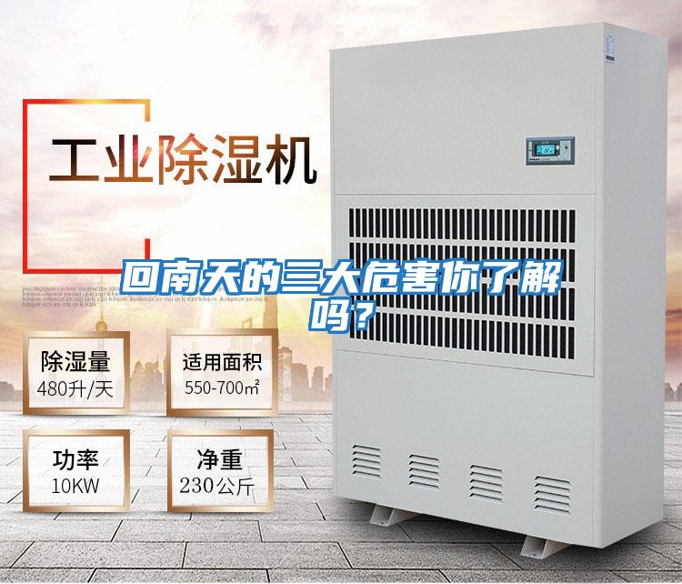 回南天的三大危害你了解嗎？