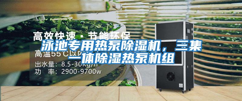 泳池專(zhuān)用熱泵除濕機，三集一體除濕熱泵機組