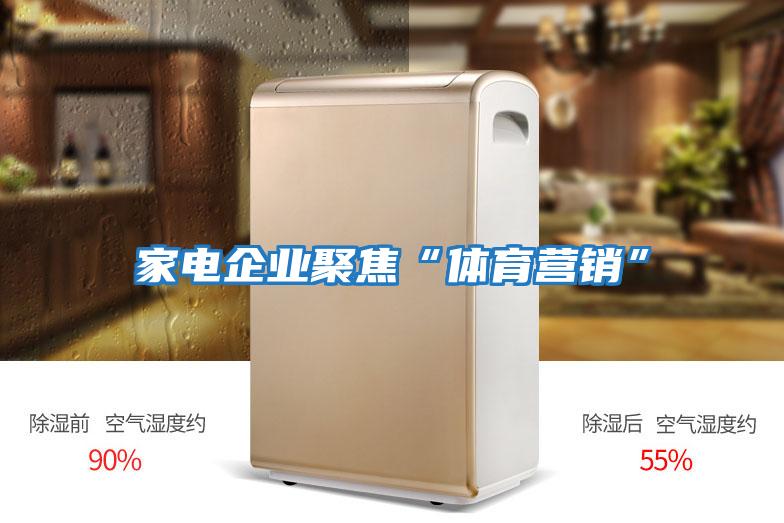 家電企業(yè)聚焦“體育營(yíng)銷(xiāo)”
