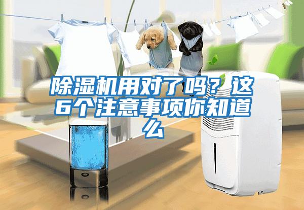 除濕機用對了嗎？這6個(gè)注意事項你知道么