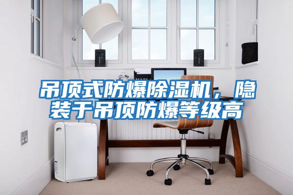 吊頂式防爆除濕機，隱裝于吊頂防爆等級高