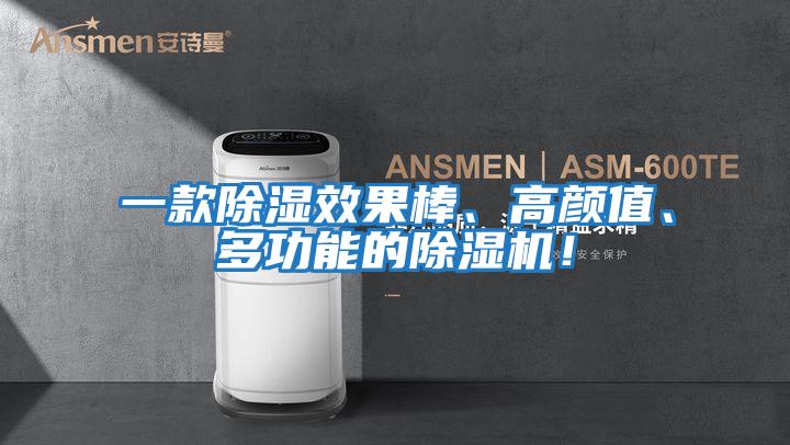 一款除濕效果棒、高顏值、多功能的除濕機！