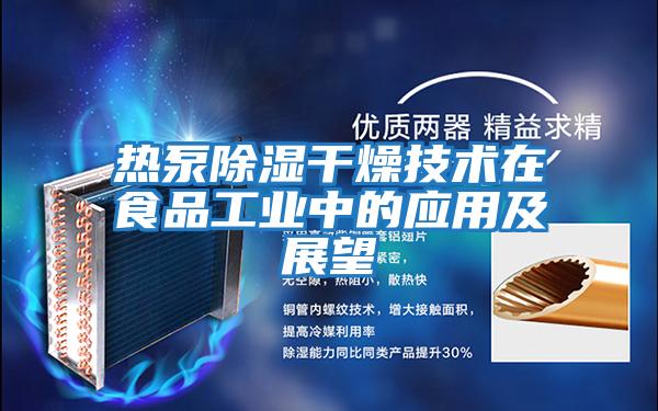 熱泵除濕干燥技術(shù)在食品工業(yè)中的應用及展望