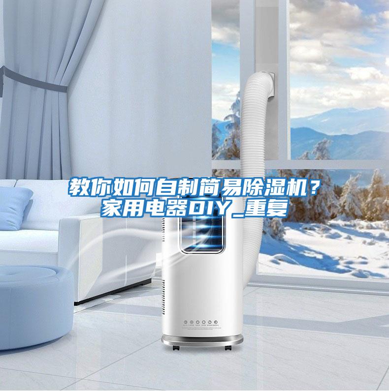 教你如何自制簡(jiǎn)易除濕機？家用電器DIY_重復