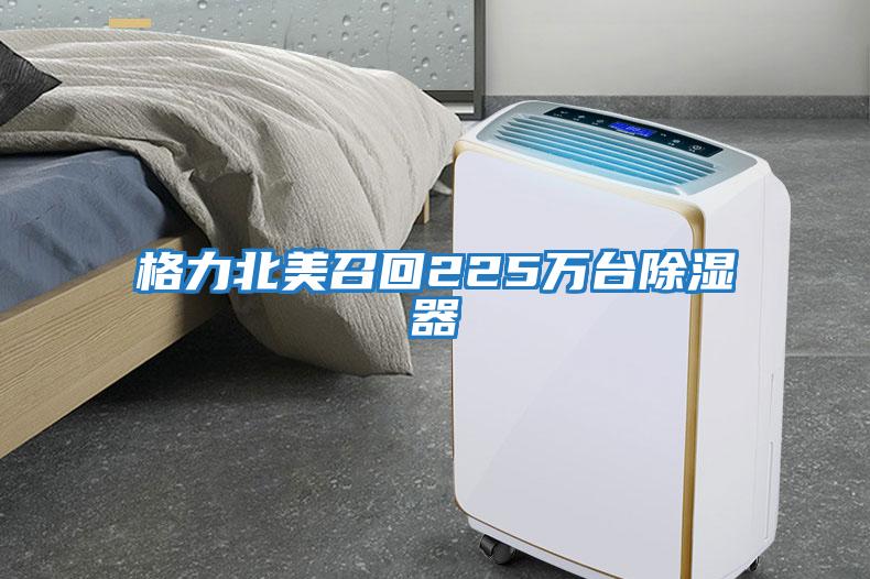 格力北美召回225萬(wàn)臺除濕器
