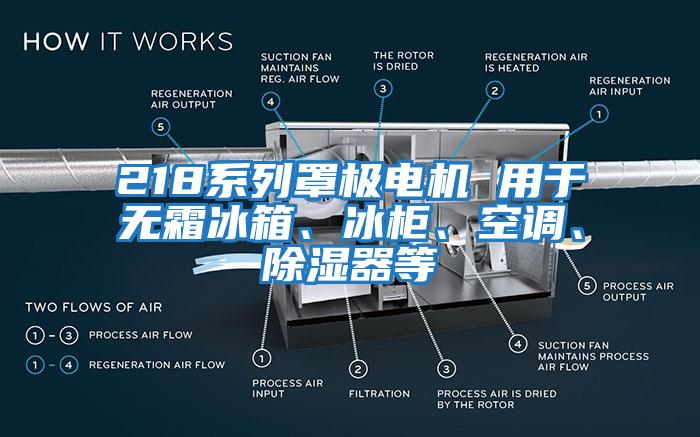 218系列罩極電機 用于無(wú)霜冰箱、冰柜、空調、除濕器等