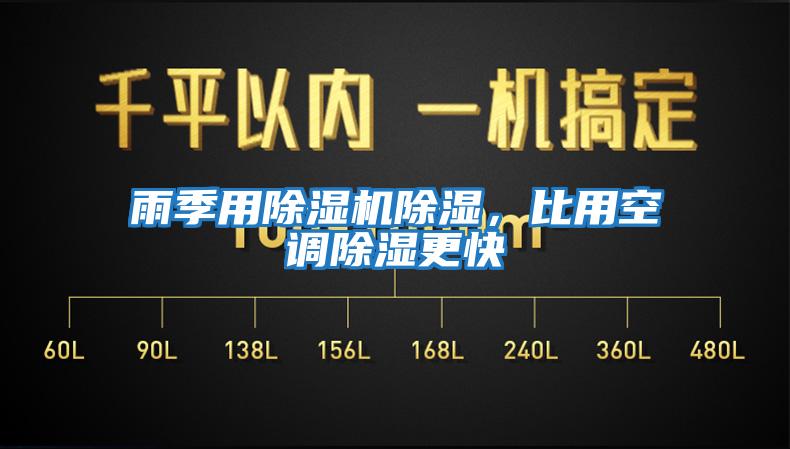 雨季用除濕機除濕，比用空調除濕更快