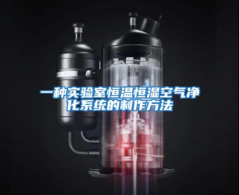 一種實(shí)驗室恒溫恒濕空氣凈化系統的制作方法