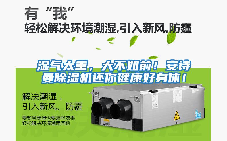 濕氣太重，大不如前！安詩(shī)曼除濕機還你健康好身體！