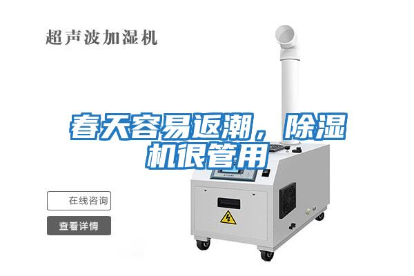 春天容易返潮，除濕機很管用