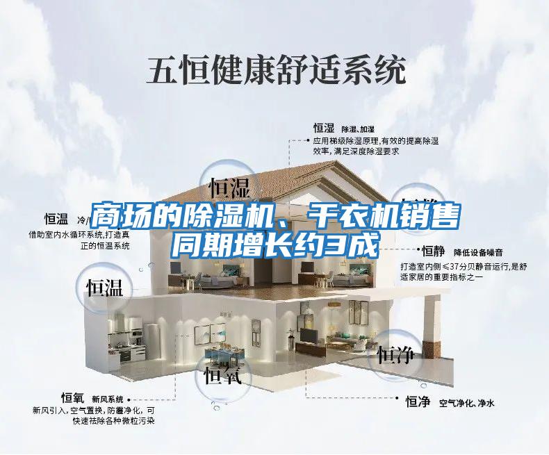 商場(chǎng)的除濕機、干衣機銷(xiāo)售同期增長(cháng)約3成