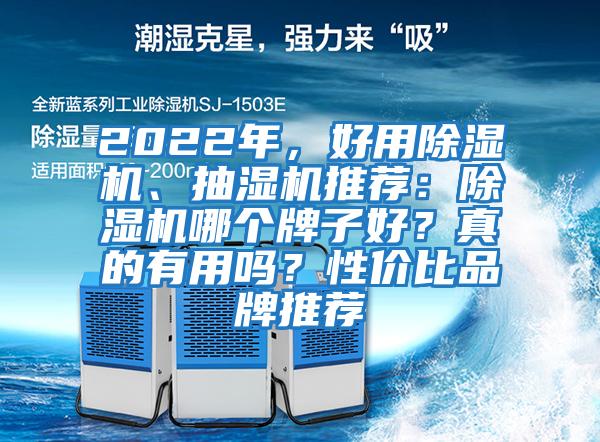 2022年，好用除濕機、抽濕機推薦：除濕機哪個(gè)牌子好？真的有用嗎？性?xún)r(jià)比品牌推薦