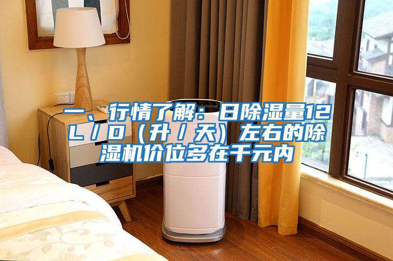 一、行情了解：日除濕量12L／D（升／天）左右的除濕機價(jià)位多在千元內
