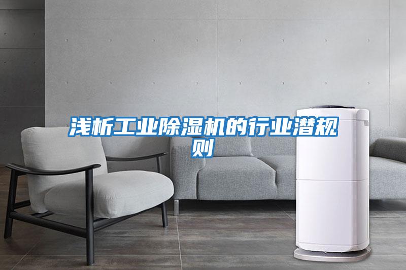 淺析工業(yè)除濕機的行業(yè)潛規則