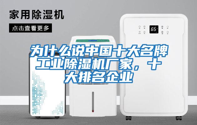 為什么說(shuō)中國十大名牌工業(yè)除濕機廠(chǎng)家，十大排名企業(yè)