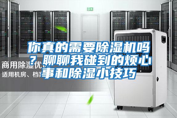 你真的需要除濕機嗎？聊聊我碰到的煩心事和除濕小技巧