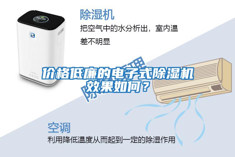 價(jià)格低廉的電子式除濕機效果如何？