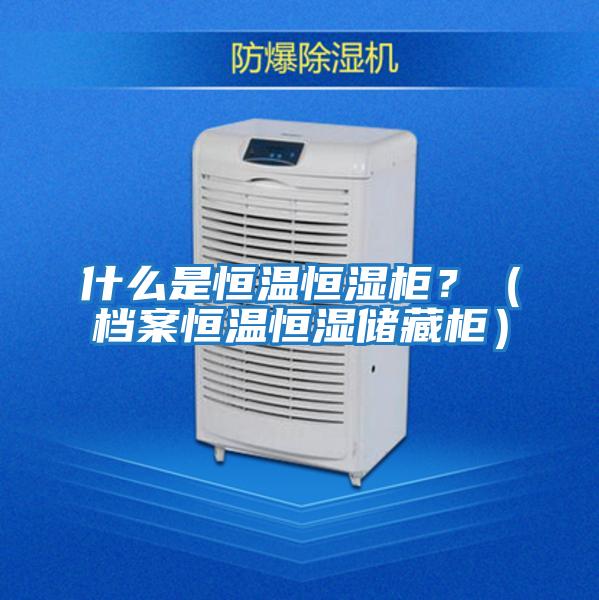什么是恒溫恒濕柜？（檔案恒溫恒濕儲藏柜）