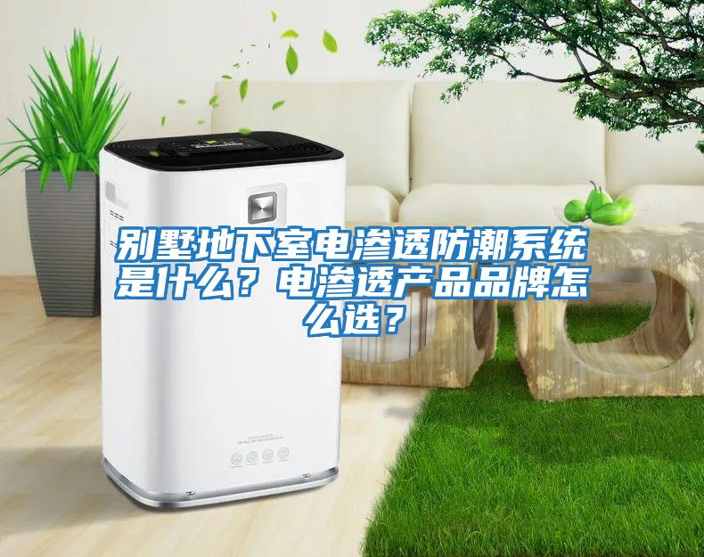 別墅地下室電滲透防潮系統是什么？電滲透產(chǎn)品品牌怎么選？
