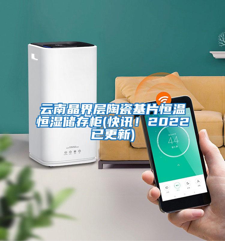 云南晶界層陶瓷基片恒溫恒濕儲存柜(快訊！2022已更新)