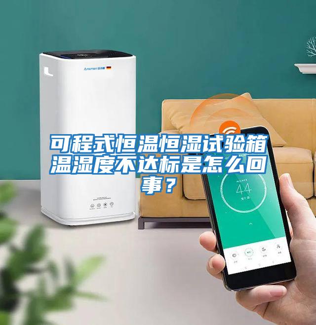 可程式恒溫恒濕試驗箱溫濕度不達標是怎么回事？
