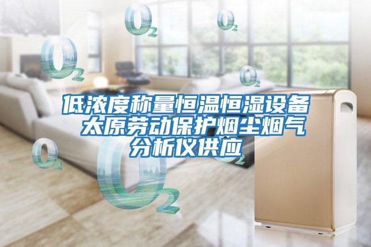 低濃度稱(chēng)量恒溫恒濕設備 太原勞動(dòng)保護煙塵煙氣分析儀供應