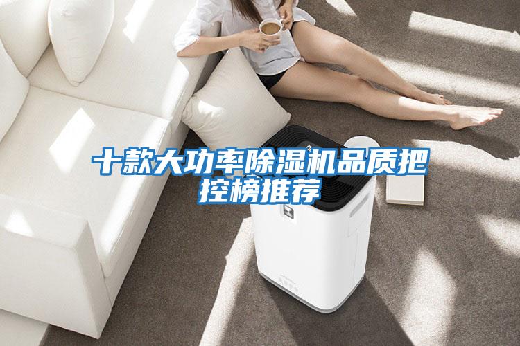 十款大功率除濕機品質(zhì)把控榜推薦