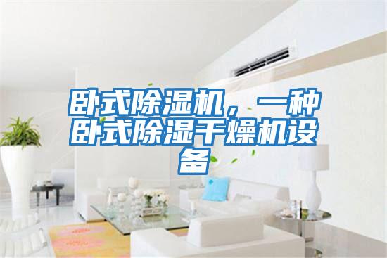 臥式除濕機，一種臥式除濕干燥機設備