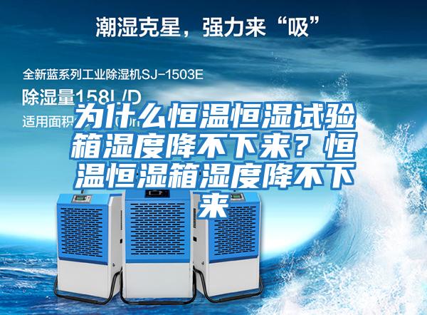 為什么恒溫恒濕試驗箱濕度降不下來(lái)？恒溫恒濕箱濕度降不下來(lái)