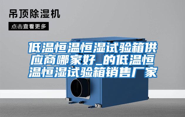 低溫恒溫恒濕試驗箱供應商哪家好_的低溫恒溫恒濕試驗箱銷(xiāo)售廠(chǎng)家