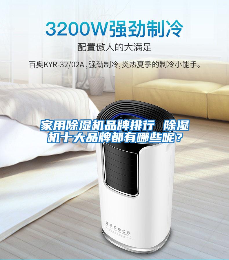 家用除濕機品牌排行 除濕機十大品牌都有哪些呢？
